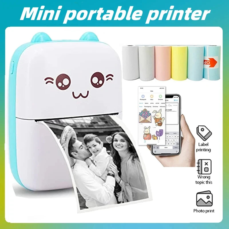 PrintPal:Portable Mini Sticker Printer